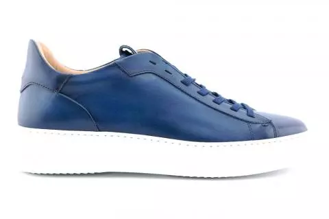 pasta Observatie spontaan Giorgio 980116 sneaker blauw leer online kopen bij Past Schoenen.