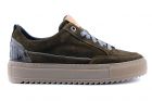Maddy H sneaker olive suede dikke zool
