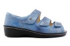 Ischia Finn comfort sandaal dichte hiel blauw