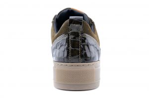 Maddy H sneaker olive suede dikke zool
