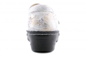 Ischia Finncomfort sandaal dichte hiel beige metal