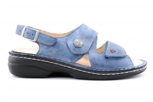 Milos Finncomfort sandaal blauw