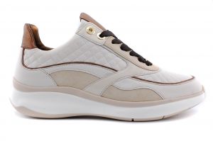 301130 H sneaker veter off white/beige