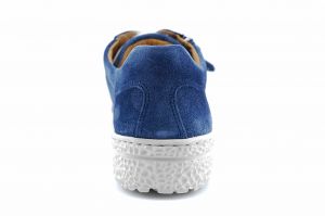 1401 Sneaker veter/rits lightzool blauwsuede